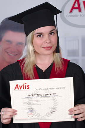 Apprenante secrétaire médicale diplômée